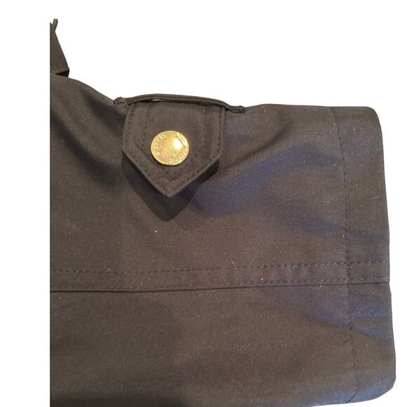 Michael Kors Belted Rain/Trench Coat, Black, Size Large, EUC - Picture 4 of 4